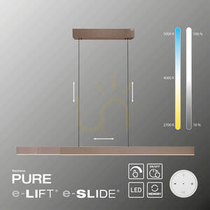 PURE MOTO-RISE 2545-34 Hnedé závesné svietidlo s 3 LED diódami 5 PURE MOTO-RISE 2545-34 Hnedé závesné svietidlo s 3 LED diódami small 5