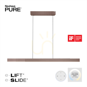 PURE MOTO-RISE 2545-34 Hnedé závesné svietidlo s 3 LED diódami 6 PURE MOTO-RISE 2545-34 Hnedé závesné svietidlo s 3 LED diódami small 6
