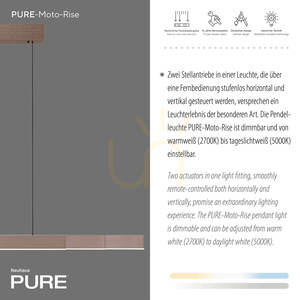 PURE MOTO-RISE 2545-34 Hnedé závesné svietidlo s 3 LED diódami 7 PURE MOTO-RISE 2545-34 Hnedé závesné svietidlo s 3 LED diódami small 7