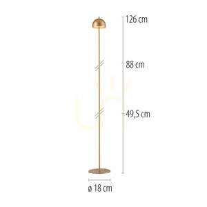 BELLIS 19245-12 Stojaca lampa, zlatá, 1xLED small 7