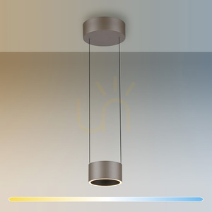 PURE CLIPSE 2471-97 Hnedé závesné svietidlo s 2 LED žiarovkami small 2