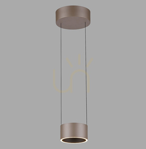 PURE CLIPSE 2471-97 Hnedé závesné svietidlo s 2 LED žiarovkami small 0