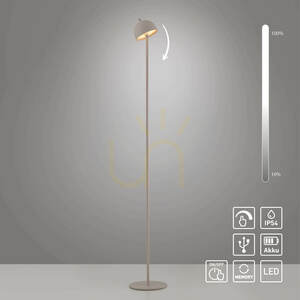 BELLIS 19245-39 Stojaca lampa, béžová, 1xLED small 1