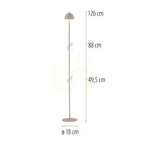 BELLIS 19245-39 Stojaca lampa, béžová, 1xLED small 6