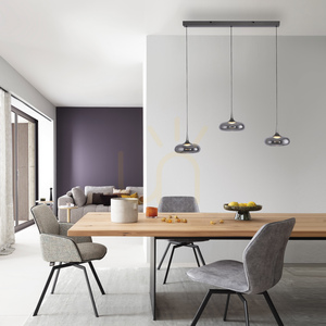 POSH 15693-15 Šedé závesné svietidlo s 3 LED diódami small 4