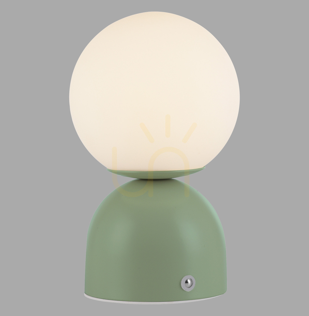 Náhľad RUDI 19218-43 Zelená stolná lampa s 1 LED RUDI 19218-43 Zelená stolná lampa s 1 LED