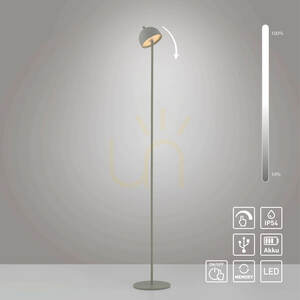 BELLIS 19245-43 Stojaca lampa, sivá, 1xLED small 1