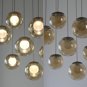 PURE POPUP 2587-97 Hnedé závesné svietidlo s 7 LED diódami small 10