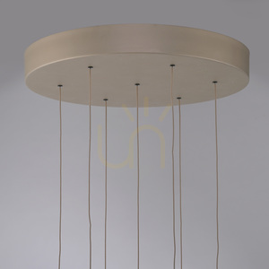 PURE POPUP 2587-97 Hnedé závesné svietidlo s 7 LED diódami small 0