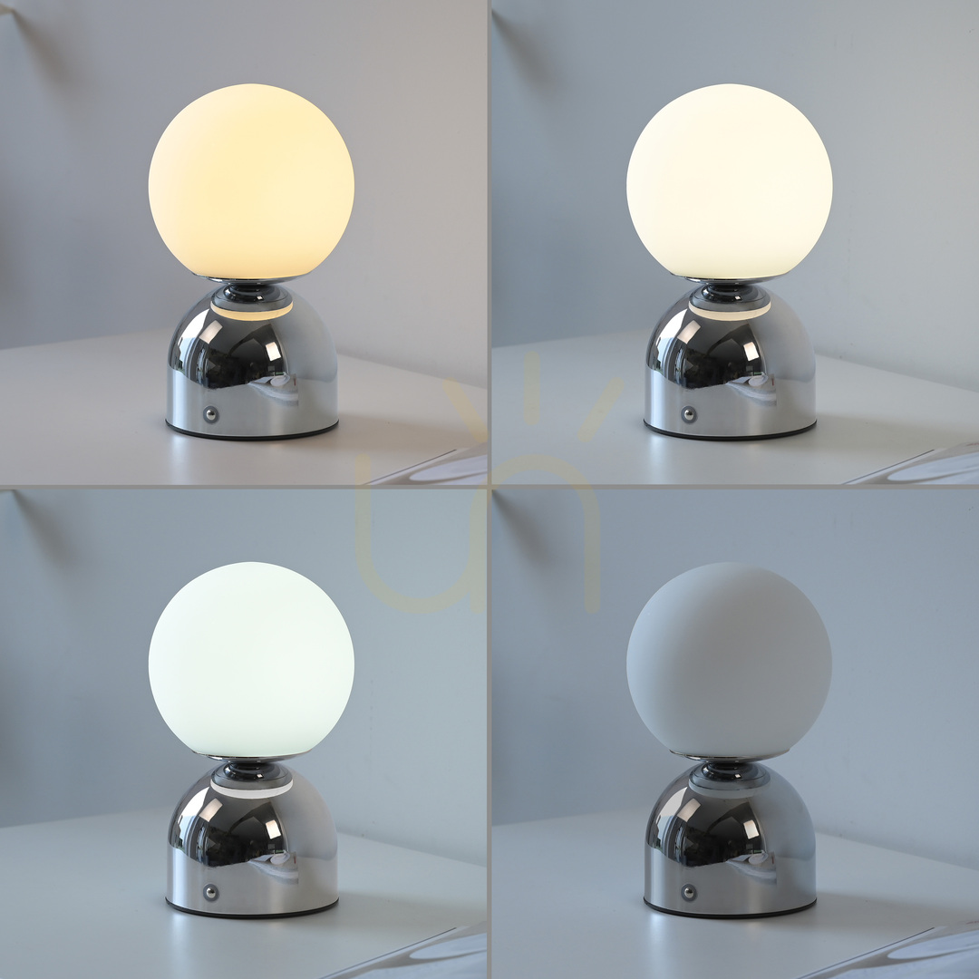 vyhliadka RUDI 19218-17 Chrómová stolná lampa, 1xLED RUDI 19218-17 Chrómová stolná lampa, 1xLED