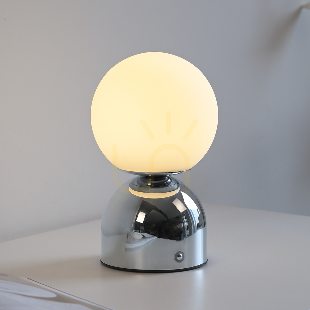 Náhľad RUDI 19218-17 Chrómová stolná lampa, 1xLED RUDI 19218-17 Chrómová stolná lampa, 1xLED
