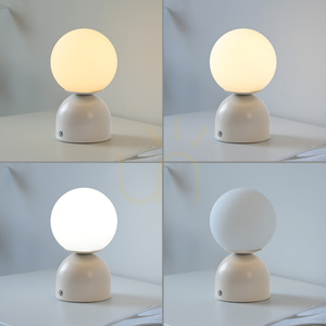 Stolná lampa RUDI 19218-39, béžová, 1xLED small 6