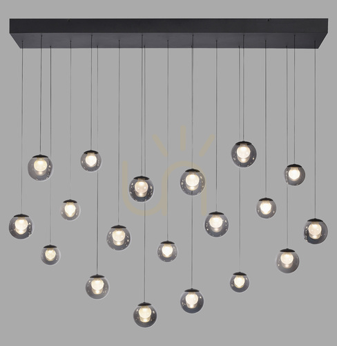 Skontrolujte PURE POPUP 2589-15 Šedé závesné svietidlo s 19 LED diódami