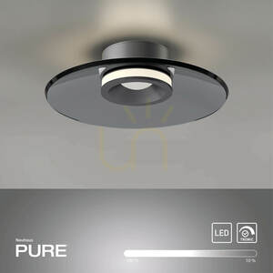 Stropné svietidlo PURE MOON 6094-15, sivé, 2xLED small 1