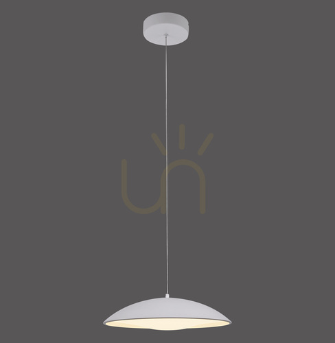 Skontrolujte LENTE14606-16 Biela závesná lampa s 1 LED žiarovkou