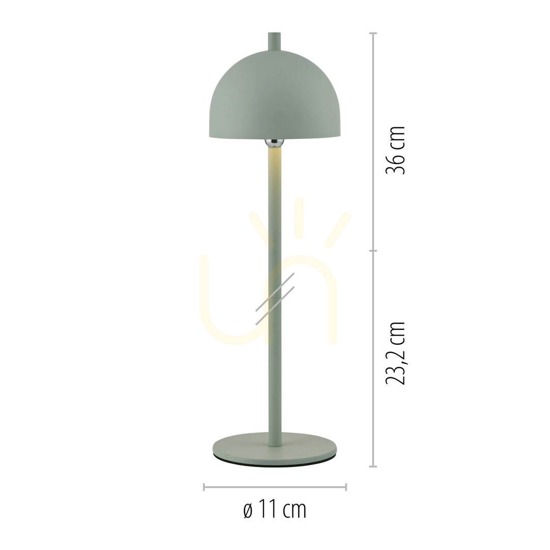 Šou Stolná lampa BELLIS 19244-43, sivá, 1xLED Stolná lampa BELLIS 19244-43, sivá, 1xLED