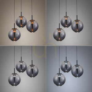 Závesné svietidlo PURE E-Infinity 2222-15, šedé, 3xLED 4 Závesné svietidlo PURE E-Infinity 2222-15, šedé, 3xLED small 4