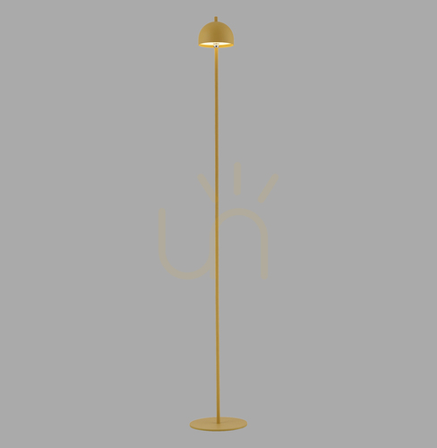 Skontrolujte BELLIS 19245-81 Stojaca lampa, žltá, 1xLED