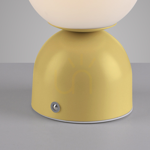Skontrolujte Stolná lampa RUDI 19218-81, žltá, 1xLED