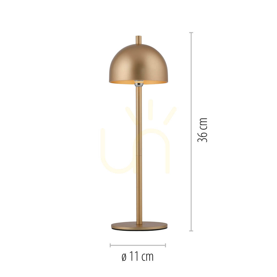 Skontrolujte Stolná lampa BELLIS 19244-12, zlatá, 1xLED Stolná lampa BELLIS 19244-12, zlatá, 1xLED