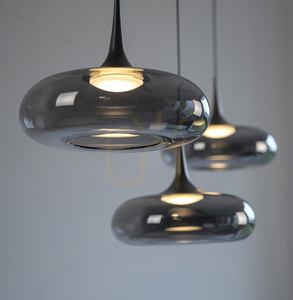 POSH 15695-15 Šedé závesné svietidlo s 7 LED diódami small 6