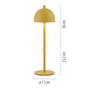 Stolná lampa BELLIS 19244-81, žltá, 1xLED 9 Stolná lampa BELLIS 19244-81, žltá, 1xLED small 9