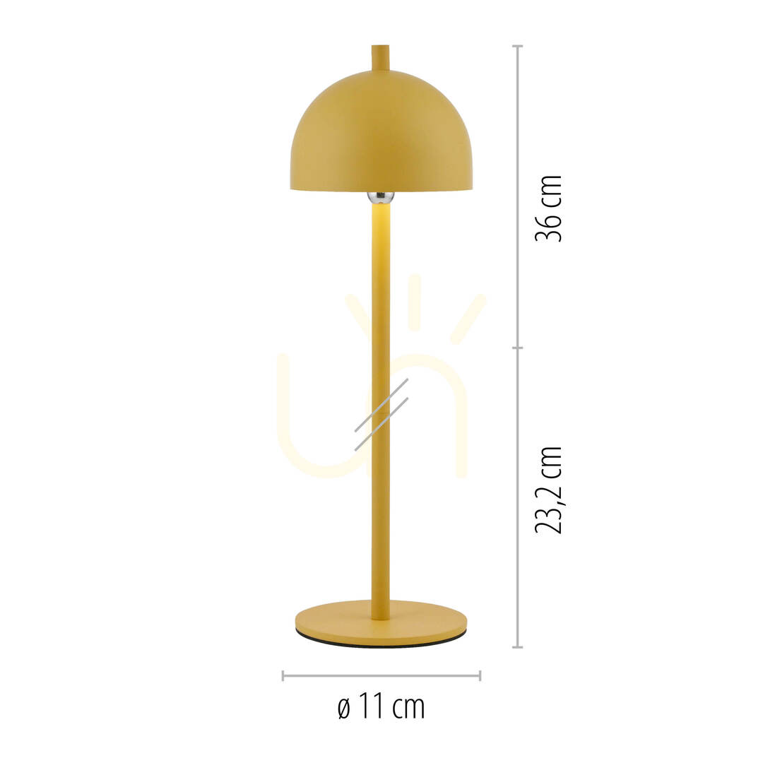 Šou Stolná lampa BELLIS 19244-81, žltá, 1xLED Stolná lampa BELLIS 19244-81, žltá, 1xLED