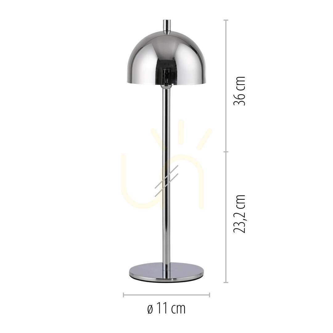 Šou BELLIS 19244-17 Chrómová stolná lampa, 1xLED BELLIS 19244-17 Chrómová stolná lampa, 1xLED