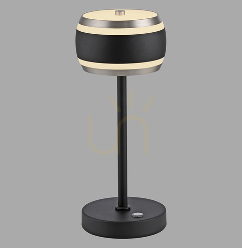 Skontrolujte Stolná lampa PURE FALLING RINGS 4503-18, čierna, 1xLED