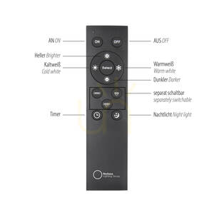 PURE LOOP 6552-97 Hnedé stropné svietidlo, 2xLED small 10
