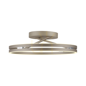 PURE LOOP 6552-97 Hnedé stropné svietidlo, 2xLED small 2