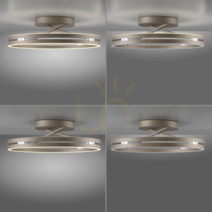 PURE LOOP 6552-97 Hnedé stropné svietidlo, 2xLED small 5