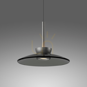 PURE MOON 2191-15 Šedé závesné svietidlo s 2 LED žiarovkami small 6