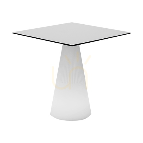 Skontrolujte ITACA 3200 Biely záhradný stôl, 1xLED