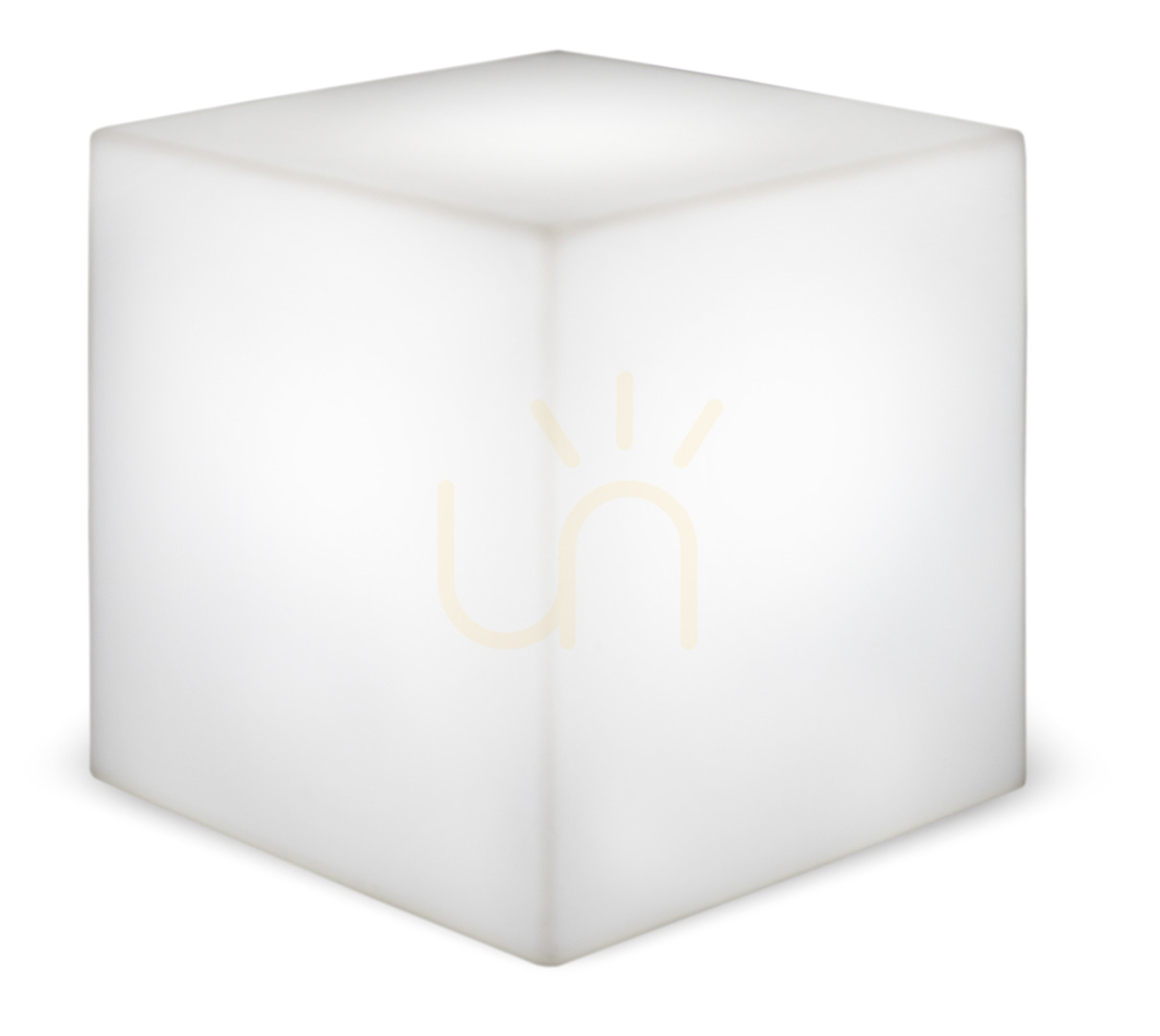 vyhliadka CUBY 3186 Biely záhradný stôl, 1xLED CUBY 3186 Biely záhradný stôl, 1xLED