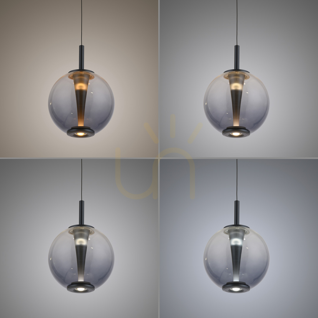 Šou PURE INFINITY 2220-15 Šedé závesné svietidlo s 1 LED žiarovkou PURE INFINITY 2220-15 Šedé závesné svietidlo s 1 LED žiarovkou