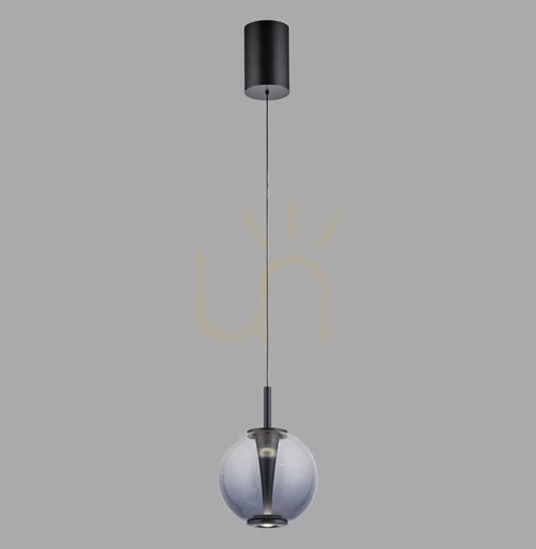Skontrolujte PURE INFINITY 2220-15 Šedé závesné svietidlo s 1 LED žiarovkou