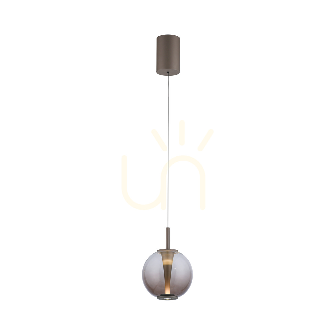 vyhliadka Závesné svietidlo PURE INFINITY 2220-97, hnedé, 1xLED Závesné svietidlo PURE INFINITY 2220-97, hnedé, 1xLED
