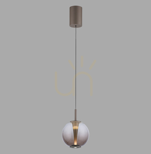 Skontrolujte Závesné svietidlo PURE INFINITY 2220-97, hnedé, 1xLED