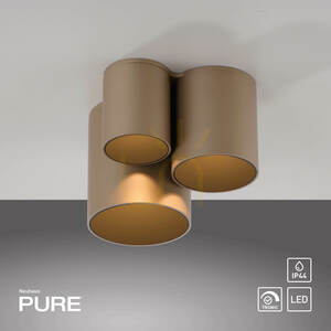 PURE POINT 6750-97 Hnedé stropné svietidlo, 1xLED small 1