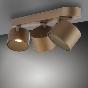 PURE CUP 6227-97 Hnedé stropné svietidlo s 3 LED diódami small 5