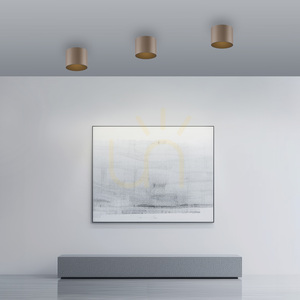 Stropné svietidlo PURE POINT 6761-97, hnedé, 1xLED small 2