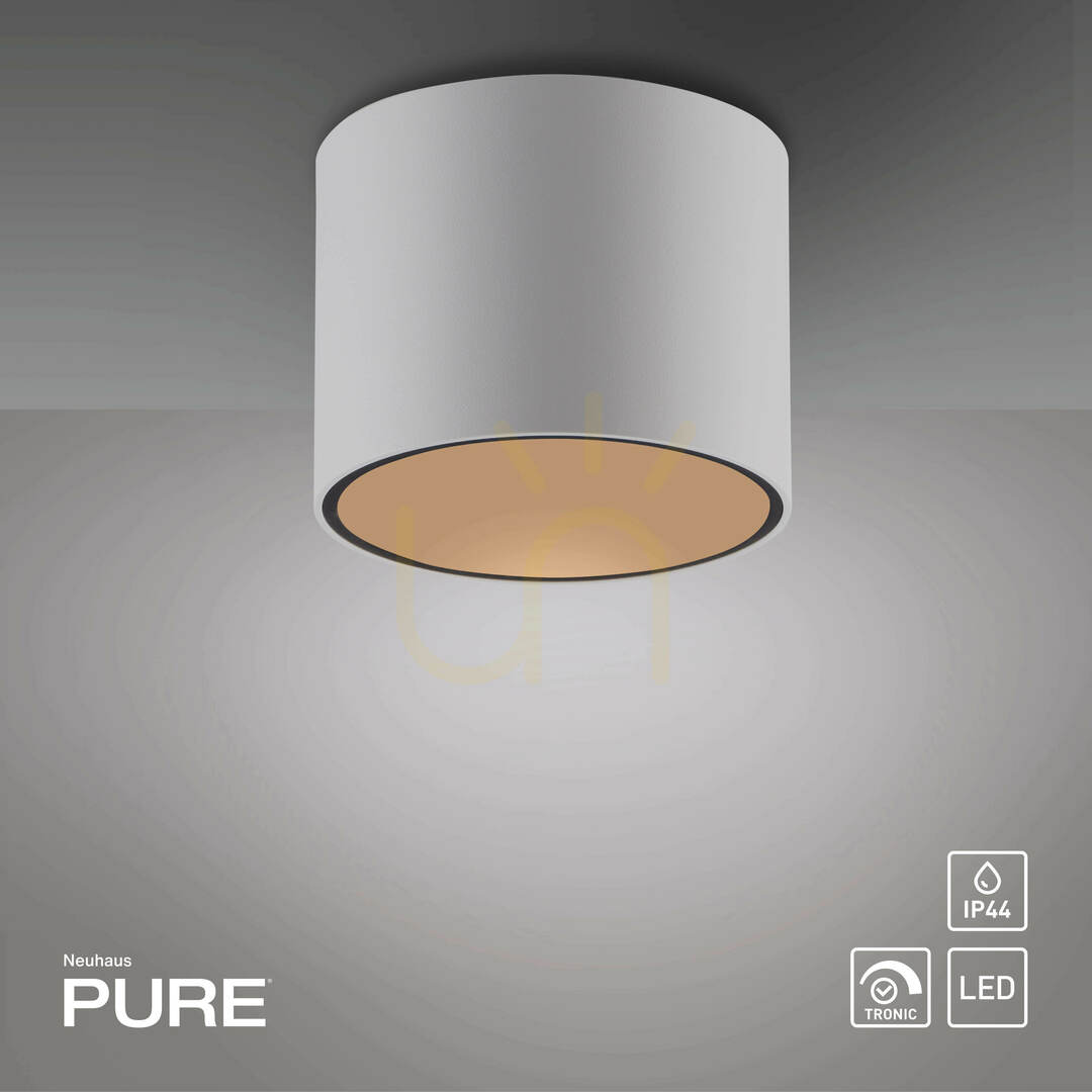 vyhliadka PURE POINT 6761-16 Biele stropné svietidlo, 1xLED PURE POINT 6761-16 Biele stropné svietidlo, 1xLED