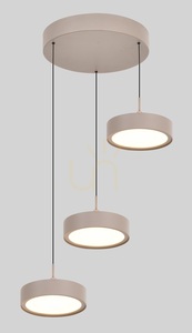 Závesné svietidlo Aviano Valensole 5062-313, okrúhla trojica, kašmírové, Ø42,5 cm small 1