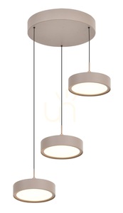 Závesné svietidlo Aviano Valensole 5062-313, okrúhla trojica, kašmírové, Ø42,5 cm small 4