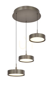 VALENSOLE Okrúhle trojité závesné svietidlo, hnedé 5062-321 Aviano small 4