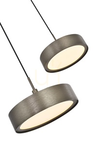 VALENSOLE Okrúhle trojité závesné svietidlo, hnedé 5062-321 Aviano small 5