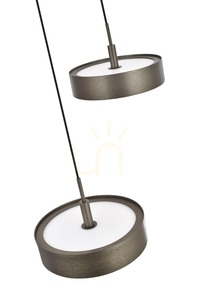VALENSOLE Okrúhle trojité závesné svietidlo, hnedé 5062-321 Aviano small 6