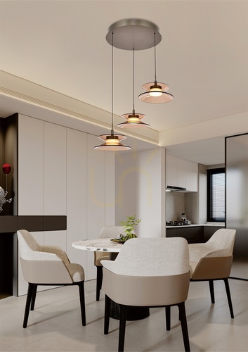 Skontrolujte Závesná lampa CREMA, 3-žiarová, okrúhla, hnedá / kávová tienidlo 5058-321 Aviano