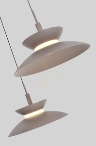 GUBBIO Okrúhle trojité závesné svietidlo, farba Cashmere, 5060-313 Aviano small 2